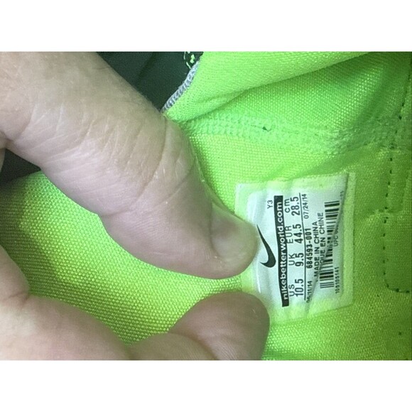 (T5)Nike Lebron XII Dunkman Force Grey Black Green 684593-001 Size 10.5 -2014 main image 12